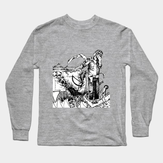 Eagle down Long Sleeve T-Shirt by paintchips